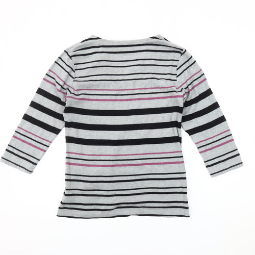 Maine New England Women's 3/4 Sleeve Striped Top 12