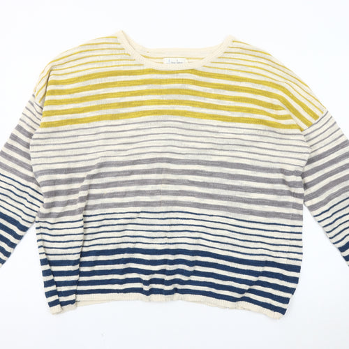 Seasalt Cornwall Women's Multicoloured Striped Pullover, Size 16