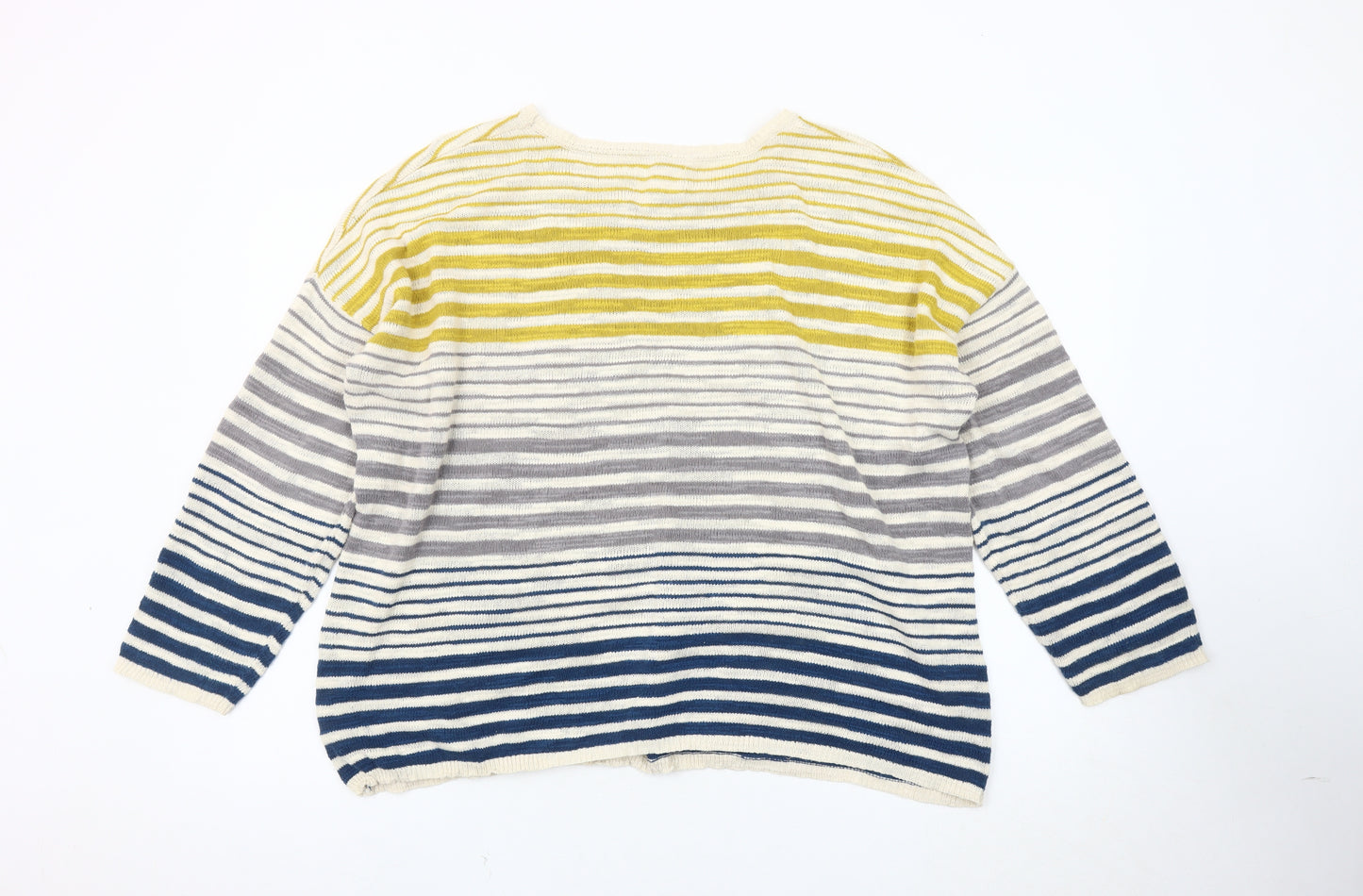 Seasalt Cornwall Women's Multicoloured Striped Pullover, Size 16