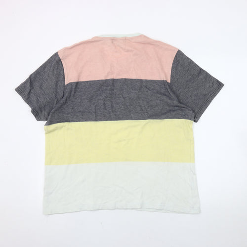 Lyle & Scott Men's Multicoloured 2XL Colourblock T-Shirt