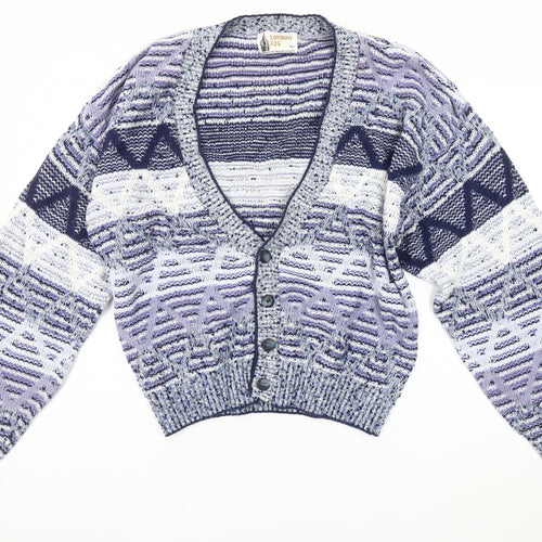 London Fog Men's Multicoloured L Cardigan Jumper