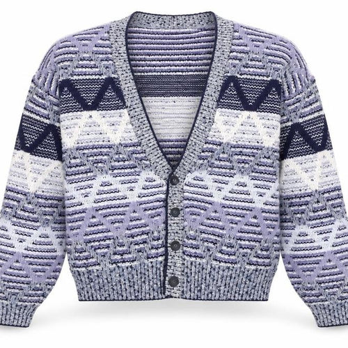 London Fog Men's Multicoloured L Cardigan Jumper