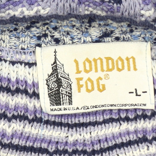 London Fog Men's Multicoloured L Cardigan Jumper