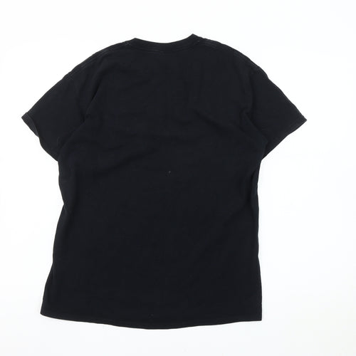 Goose and Gander Men's Black Medium Embroidered T-Shirt