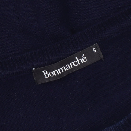 Bonmarché Women's Blue S Pullover Striped Jumper