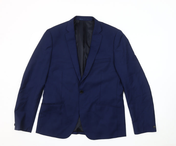 French Connection Men's Blue Jacket Size 42