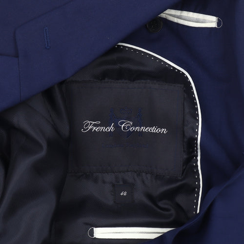 French Connection Men's Blue Jacket Size 42