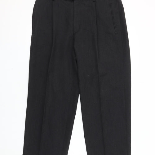 Charlton Gray Men's Black Dress Pants Size S