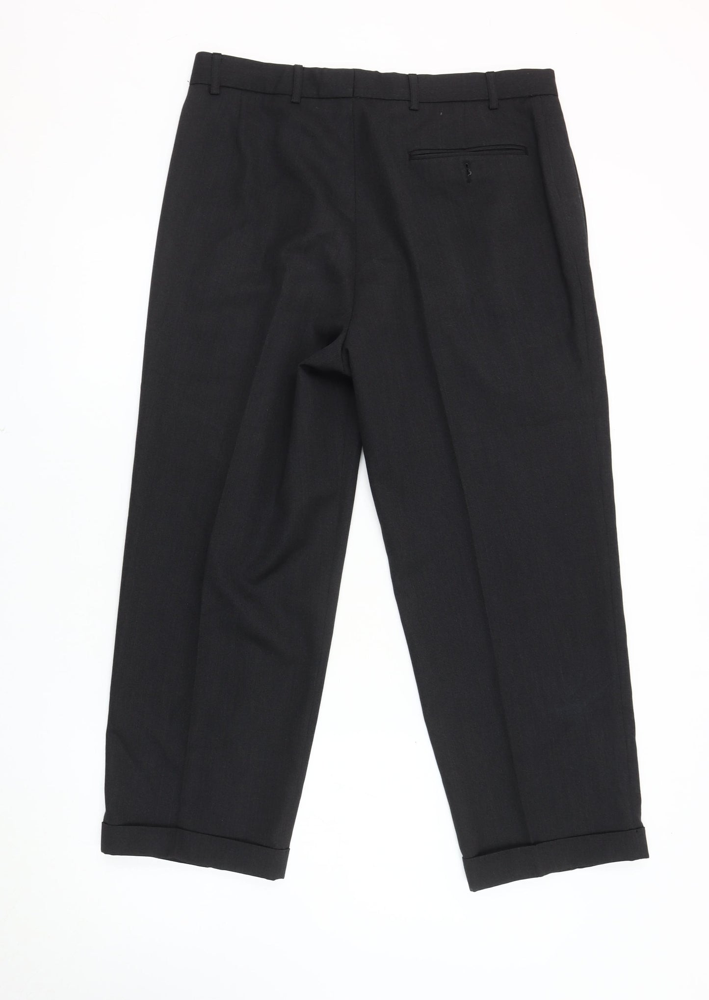 Charlton Gray Men's Black Dress Pants Size S