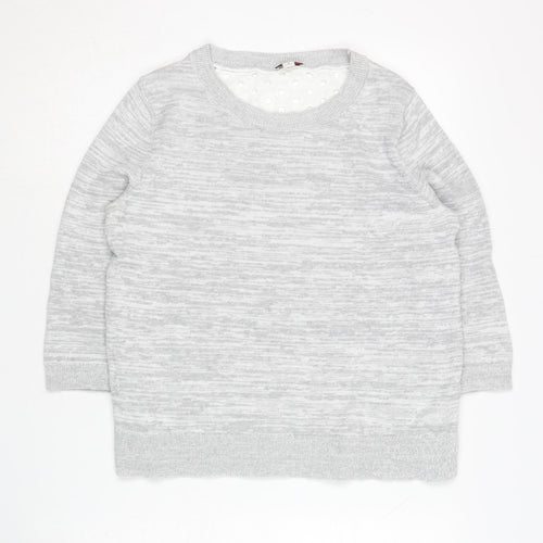 Gap Women's Grey Crew Neck Pullover Jumper M