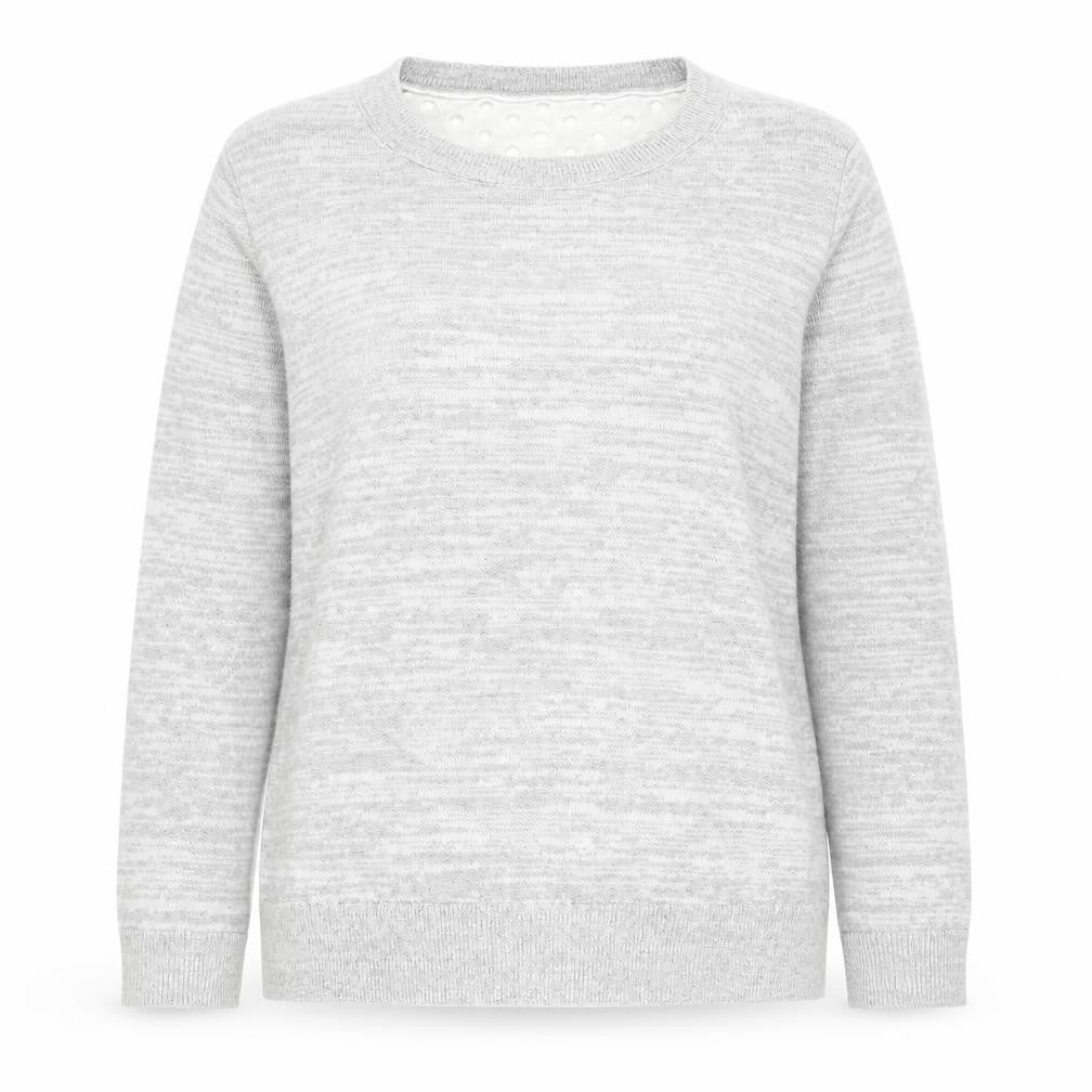 Front view of Gap Women's Grey Crew Neck jumper M