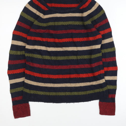 Laura Ashley Women's Multicoloured Striped Pullover Jumper