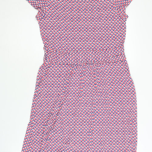 Boden Women's Multicoloured Geometric Dress, Size 12