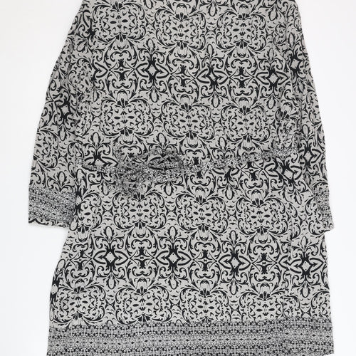Rocha, John Rocha Women's Black Geometric Dress, Size 20