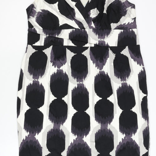 Boden Women's Multicoloured Sleeveless Sheath Dress Size 10