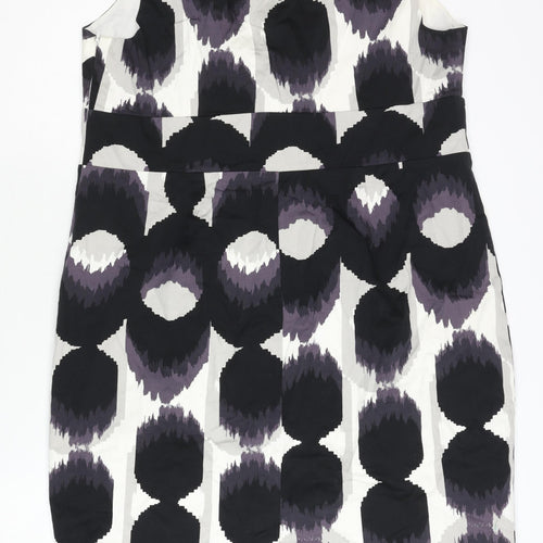 Boden Women's Multicoloured Sleeveless Sheath Dress Size 10