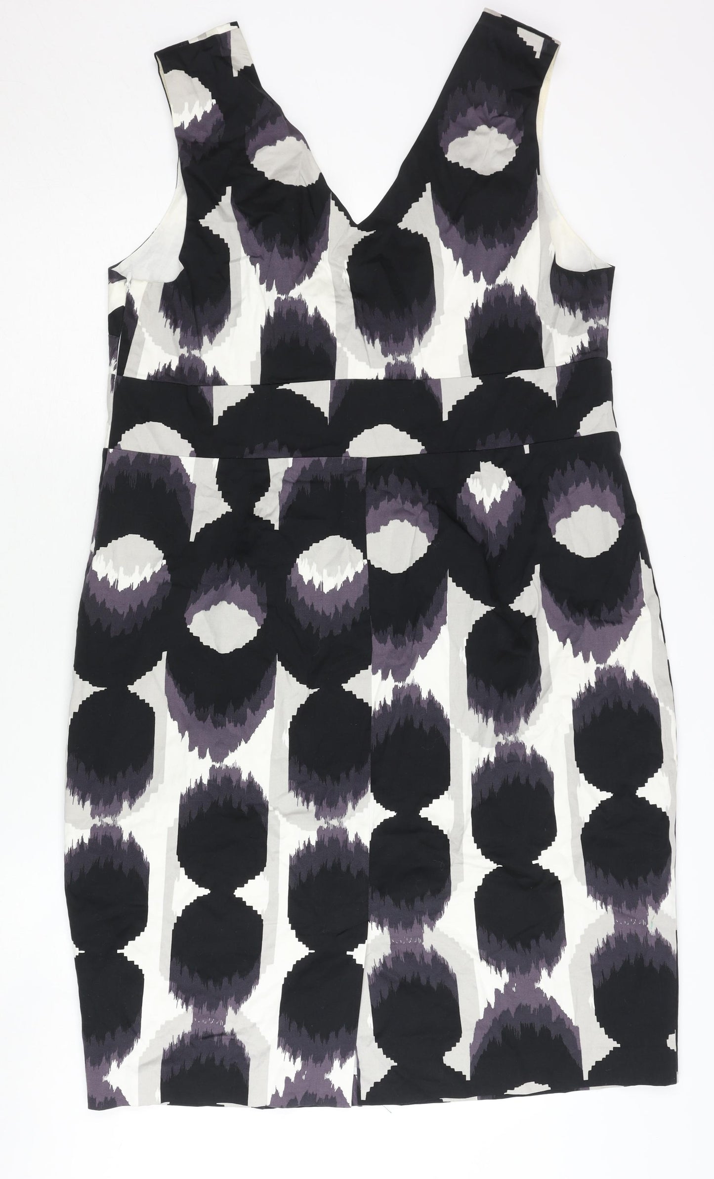 Boden Women's Multicoloured Sleeveless Sheath Dress Size 10