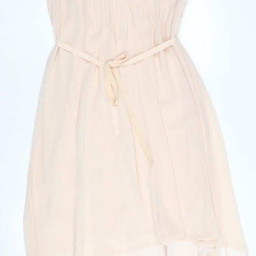 Spotlight by Warehouse Women’s Beige A-Line Dress, Size 12