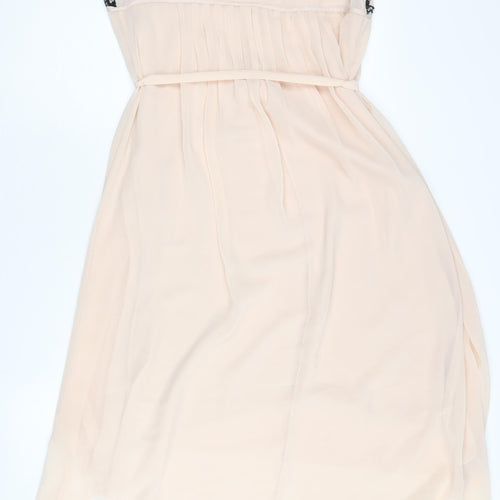 Spotlight by Warehouse Women’s Beige A-Line Dress, Size 12