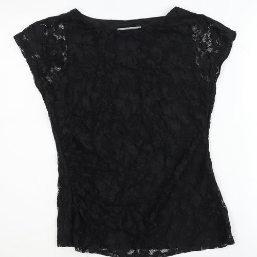 Wallis Black Lace Blouse, Women’s Size 10