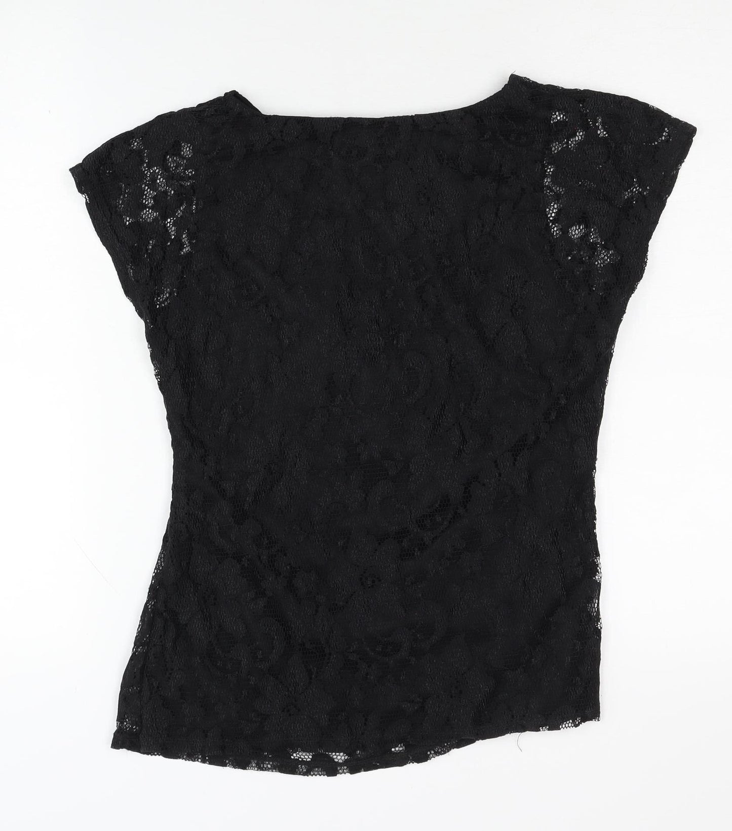 Wallis Black Lace Blouse, Women’s Size 10