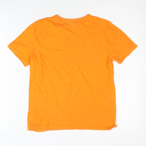 GAP Boys Orange Skateboarding Graphic T-Shirt L Casual Fun