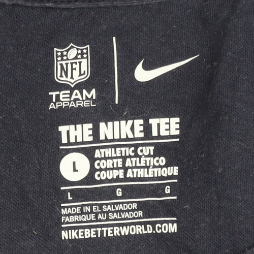 Nike Blue Women's T-Shirt, L, Bears Sports Casual