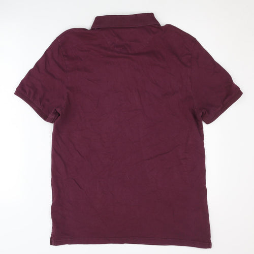 Lyle & Scott Men's Red Polo Shirt Size L Short Sleeve