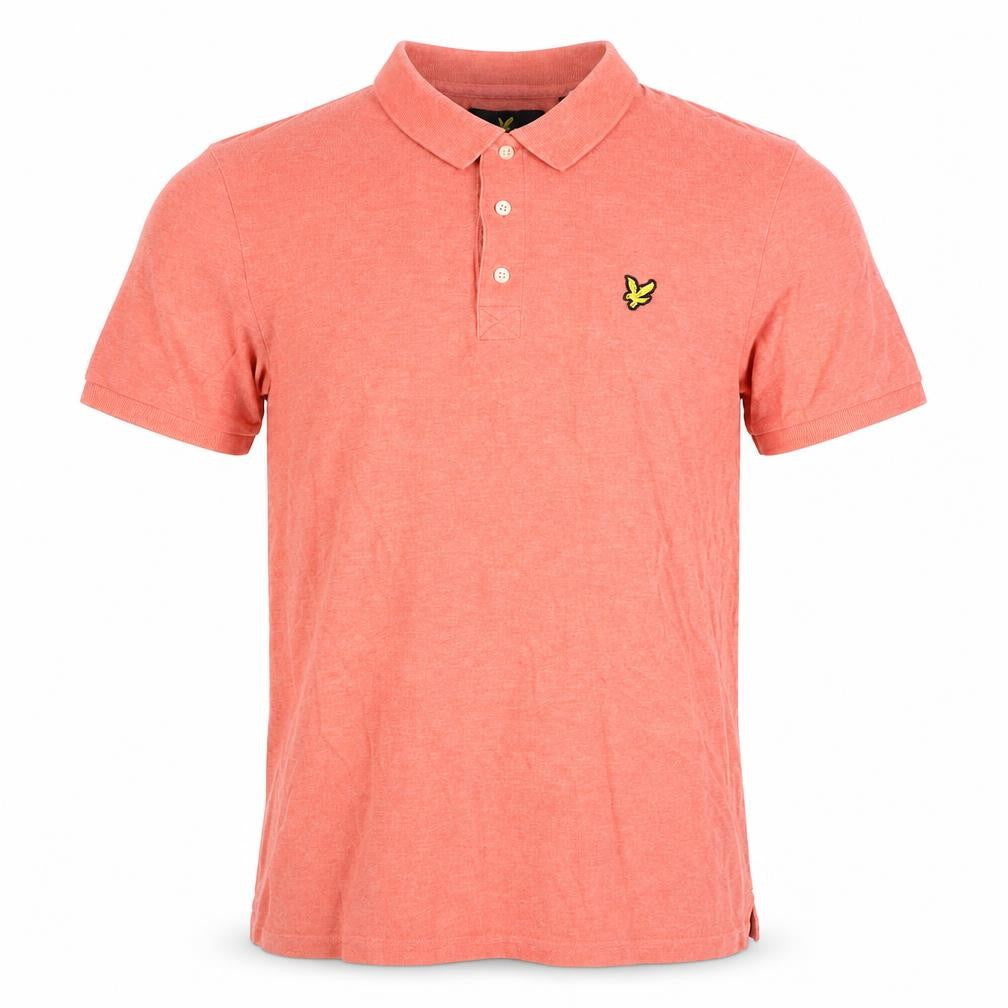 Lyle & Scott Men's Pink Polo Shirt in L, Short Sleeve