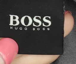 Hugo Boss Men's Grey Cotton T-Shirt Size L