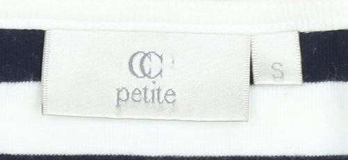 CC Petite Women's Multicoloured Striped T-Shirt S