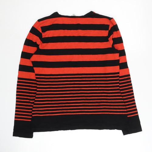Lakeland Women's Red Striped Long Sleeve T-Shirt