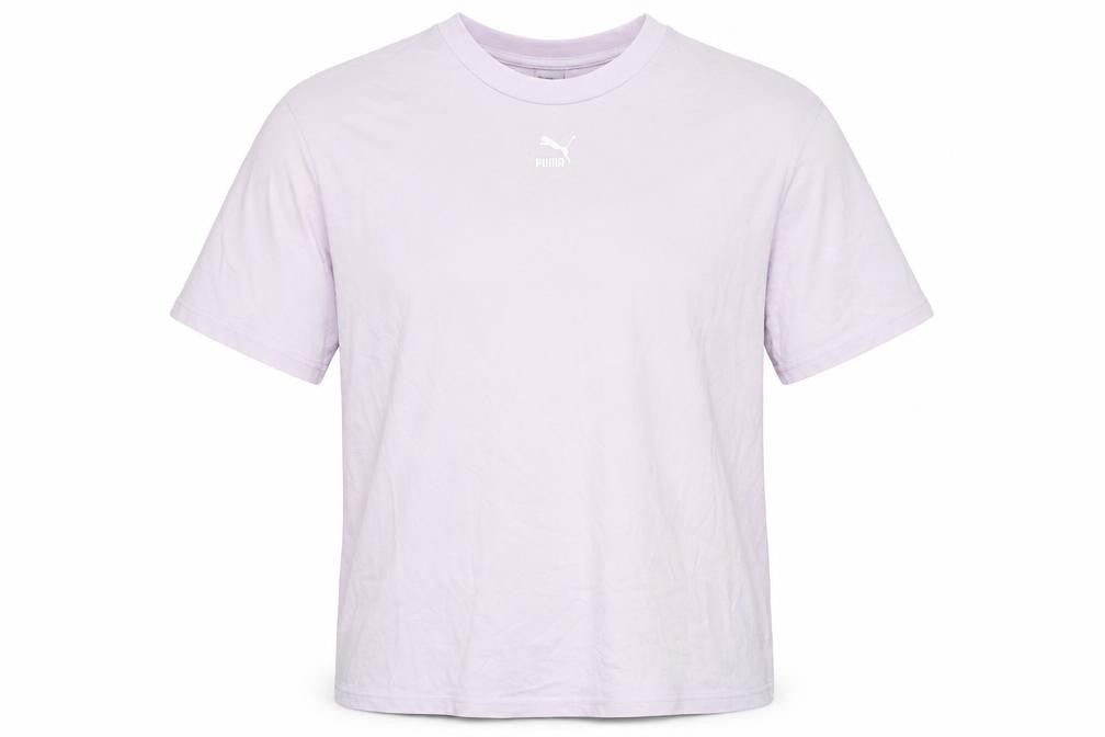 Puma Men's Pink Crew Neck T-Shirt, Size S, Short Sleeve