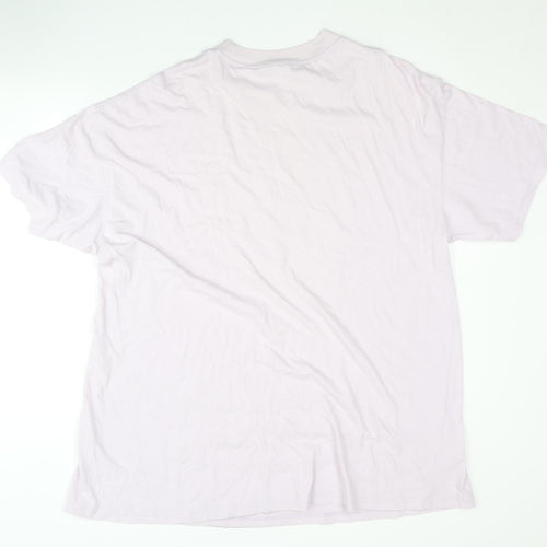 Puma Men's Pink Crew Neck T-Shirt, Size S, Short Sleeve