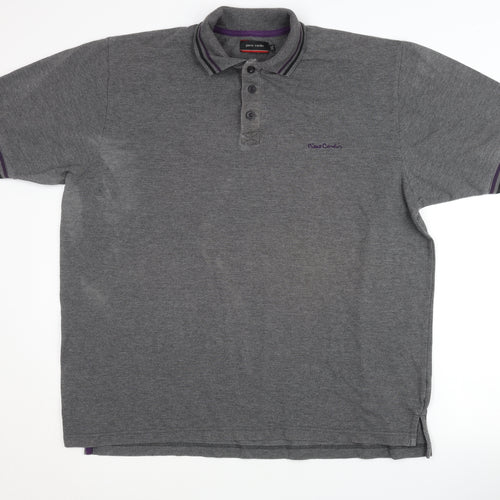 Pierre Cardin Men's Grey 3XL Polo Shirt