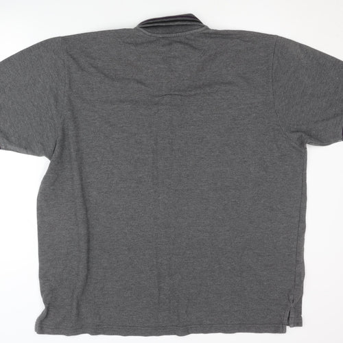 Pierre Cardin Men's Grey 3XL Polo Shirt