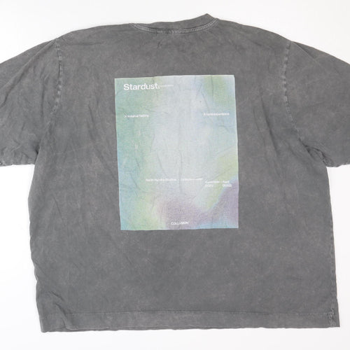 Collusion Grey Unisex T-Shirt, Size 20, Artistic Print