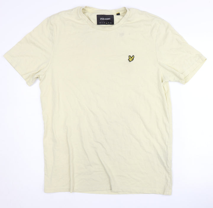 Lyle & Scott Men's Beige T-Shirt, L, Classic Style