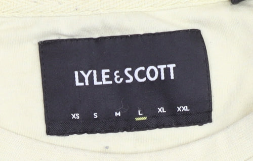 Lyle & Scott Men's Beige T-Shirt, L, Classic Style
