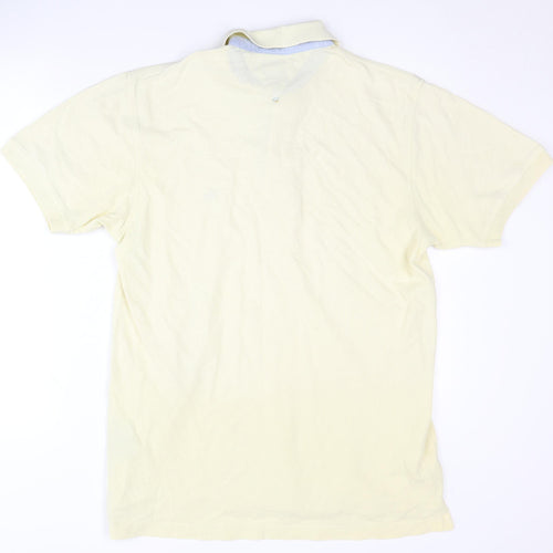 Tommy Hilfiger Men's Beige Polo Shirt Medium