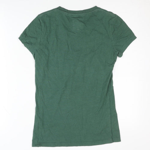 Jack Wills Women’s Green Slim Fit T-Shirt Size 8