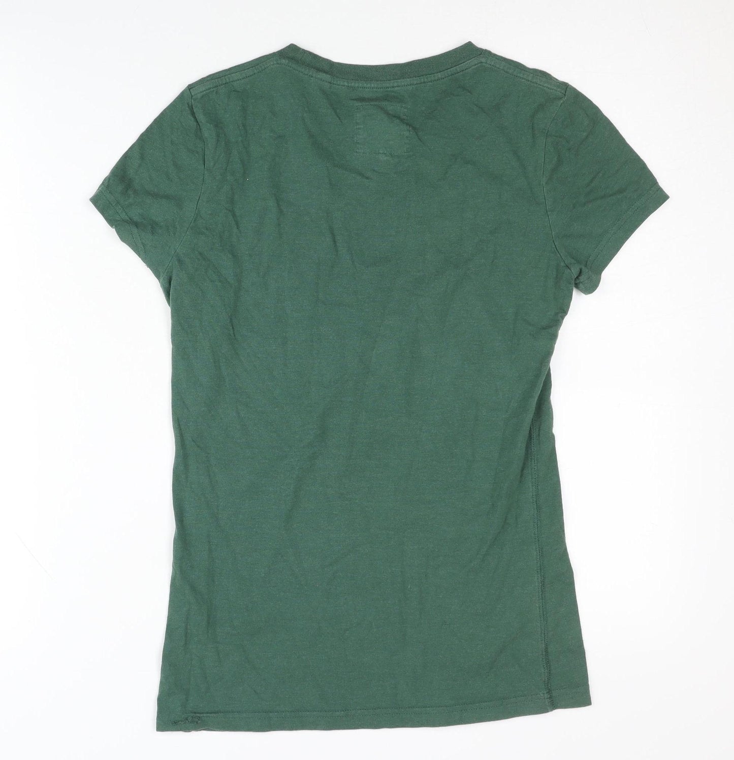 Jack Wills Women’s Green Slim Fit T-Shirt Size 8