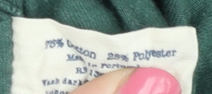 Jack Wills Women’s Green Slim Fit T-Shirt Size 8