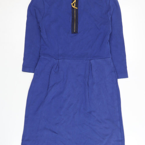 Joules Women's Blue Sheath Dress Size 8 for Elegant Style
