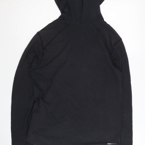 Hurley Unisex Black Pullover Hoodie, Small, Lightweight