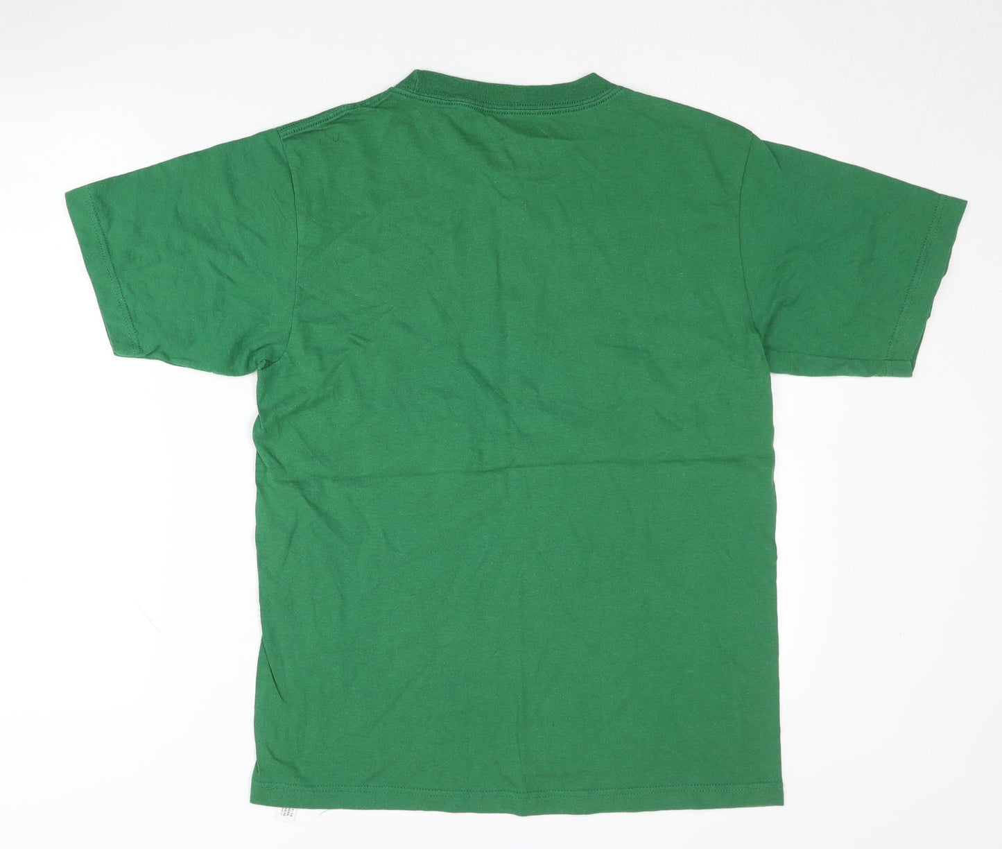 Reebok Men's Medium Green Graphic Sports T-Shirt