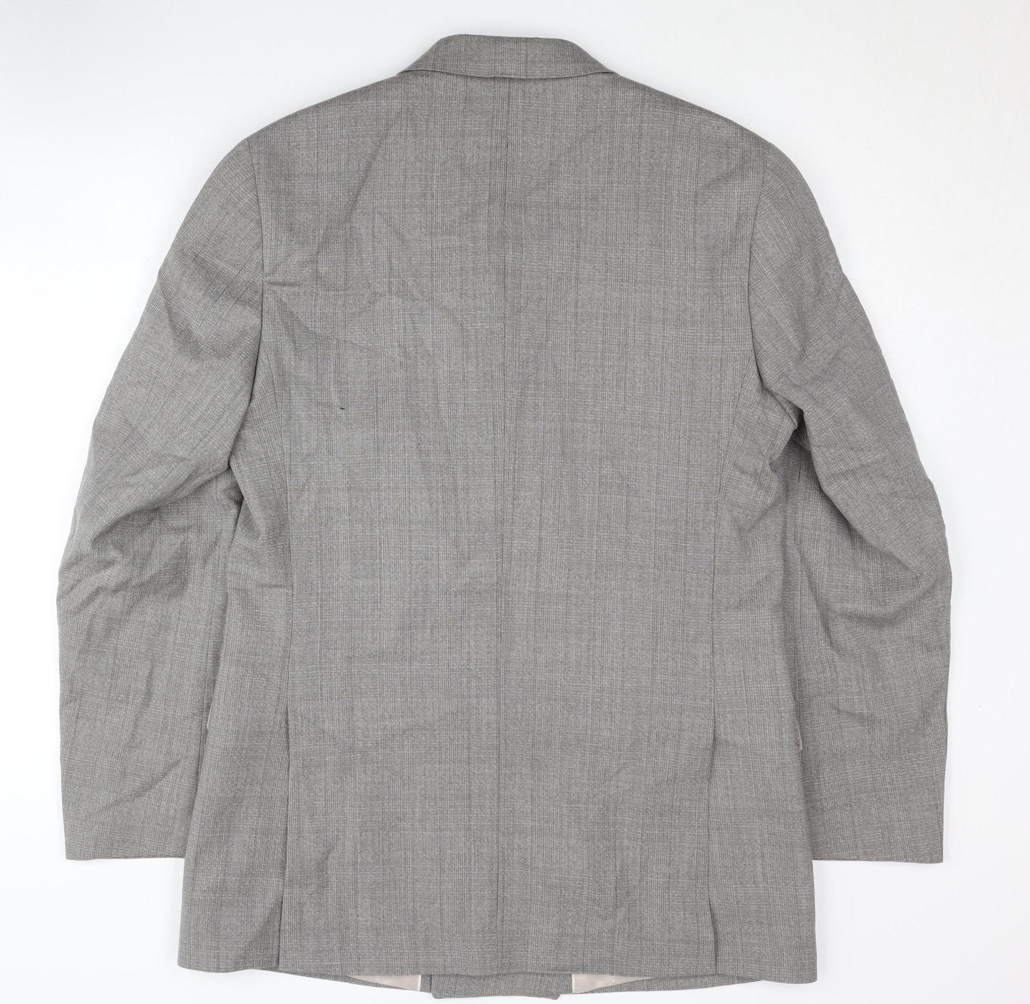 Autograph Men’s Grey Double-Breasted Blazer 40L