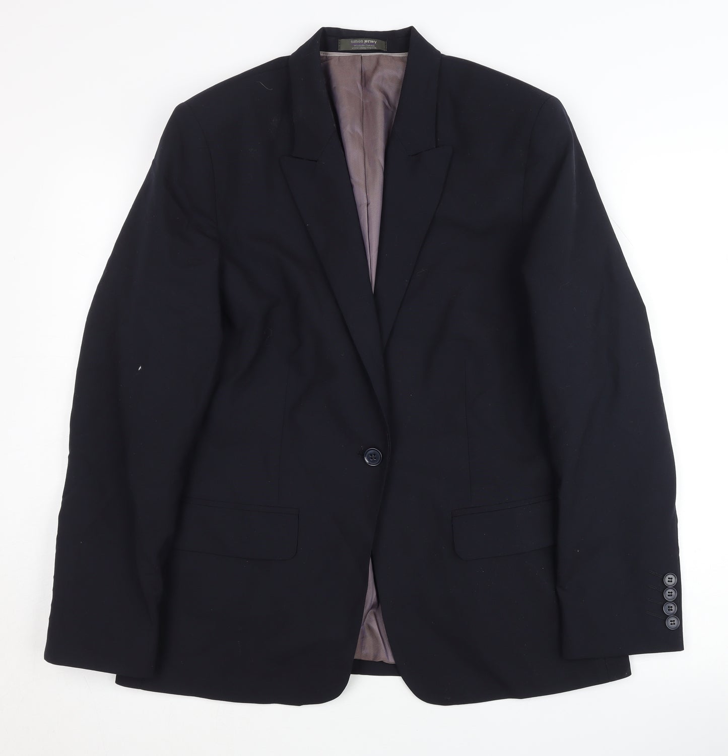 Simon Jersey Women's Black Suit Jacket Size 12