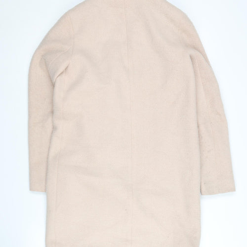 Zara Basic Beige Women's Mid-Length Coat Size 6