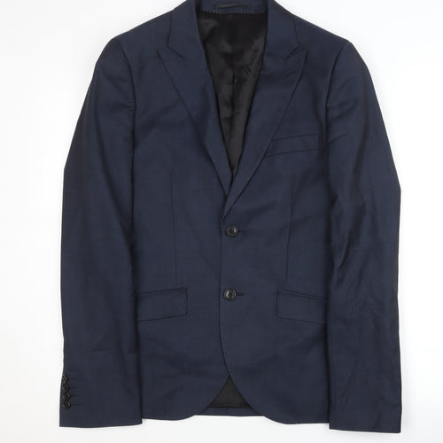 Topman Men's Blue Blazer, Size 36, Very Good Condition